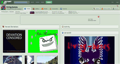 Desktop Screenshot of living-bones.deviantart.com