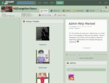 Tablet Screenshot of ngevangelion-fans.deviantart.com