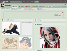 Tablet Screenshot of khaosap.deviantart.com