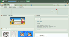 Desktop Screenshot of ninja-club.deviantart.com