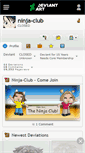 Mobile Screenshot of ninja-club.deviantart.com