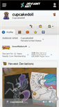 Mobile Screenshot of cupcakedoll.deviantart.com