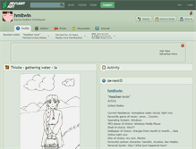 Tablet Screenshot of hmltwin.deviantart.com