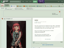 Tablet Screenshot of misdre.deviantart.com