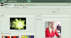 Desktop Screenshot of hugtand.deviantart.com