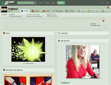 Tablet Screenshot of hugtand.deviantart.com