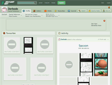 Tablet Screenshot of derbodo.deviantart.com