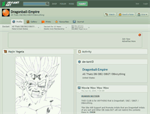 Tablet Screenshot of dragonball-empire.deviantart.com