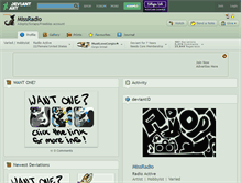 Tablet Screenshot of missradio.deviantart.com