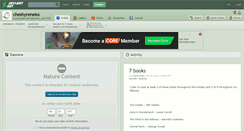 Desktop Screenshot of cheshyreneko.deviantart.com
