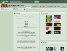 Tablet Screenshot of jackkrauser-fanclub.deviantart.com