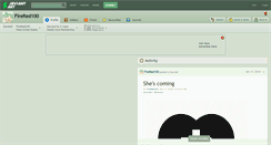 Desktop Screenshot of firered100.deviantart.com