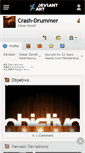 Mobile Screenshot of crash-drummer.deviantart.com