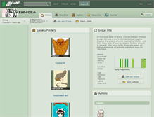 Tablet Screenshot of fair-folk.deviantart.com