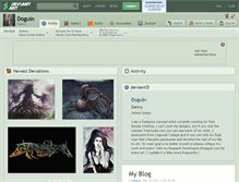 Tablet Screenshot of doguin.deviantart.com