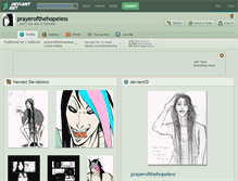 Tablet Screenshot of prayerofthehopeless.deviantart.com