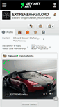 Mobile Screenshot of extrememetallord.deviantart.com