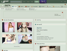 Tablet Screenshot of misstvb.deviantart.com