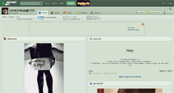 Desktop Screenshot of lovelivelaugh123.deviantart.com