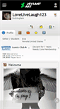 Mobile Screenshot of lovelivelaugh123.deviantart.com