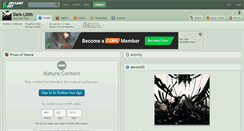 Desktop Screenshot of dark-lilith.deviantart.com