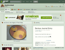 Tablet Screenshot of mystunvieled.deviantart.com