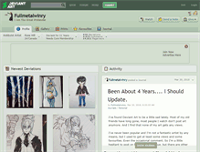 Tablet Screenshot of fullmetalwinry.deviantart.com
