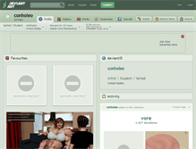 Tablet Screenshot of conholeo.deviantart.com