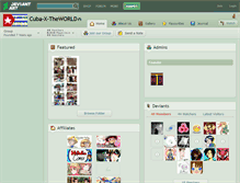 Tablet Screenshot of cuba-x-theworld.deviantart.com