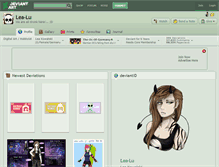 Tablet Screenshot of lea-lu.deviantart.com