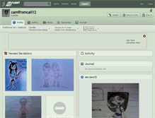 Tablet Screenshot of camifromcali12.deviantart.com