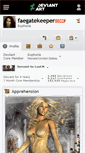 Mobile Screenshot of faegatekeeper.deviantart.com