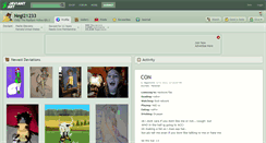 Desktop Screenshot of negi21233.deviantart.com