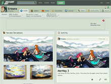 Tablet Screenshot of erissera.deviantart.com