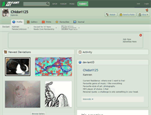 Tablet Screenshot of chidori125.deviantart.com