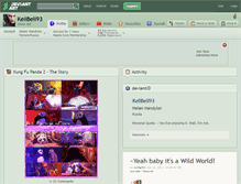Tablet Screenshot of kellbell93.deviantart.com