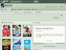 Tablet Screenshot of phoenixda.deviantart.com