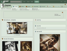 Tablet Screenshot of dalaukar.deviantart.com