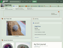 Tablet Screenshot of magicsoup.deviantart.com