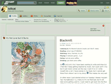 Tablet Screenshot of lollicat.deviantart.com