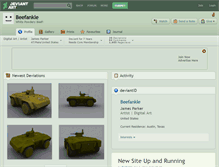 Tablet Screenshot of beefankle.deviantart.com