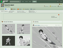 Tablet Screenshot of kazumixjapan.deviantart.com