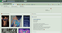 Desktop Screenshot of machineagemaya.deviantart.com