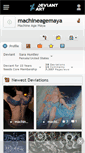 Mobile Screenshot of machineagemaya.deviantart.com
