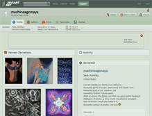 Tablet Screenshot of machineagemaya.deviantart.com