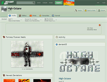 Tablet Screenshot of high-octane.deviantart.com