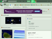 Tablet Screenshot of algo.deviantart.com