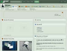 Tablet Screenshot of gnuzen.deviantart.com
