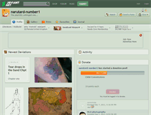 Tablet Screenshot of narutard-number1.deviantart.com