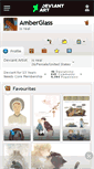 Mobile Screenshot of amberglass.deviantart.com